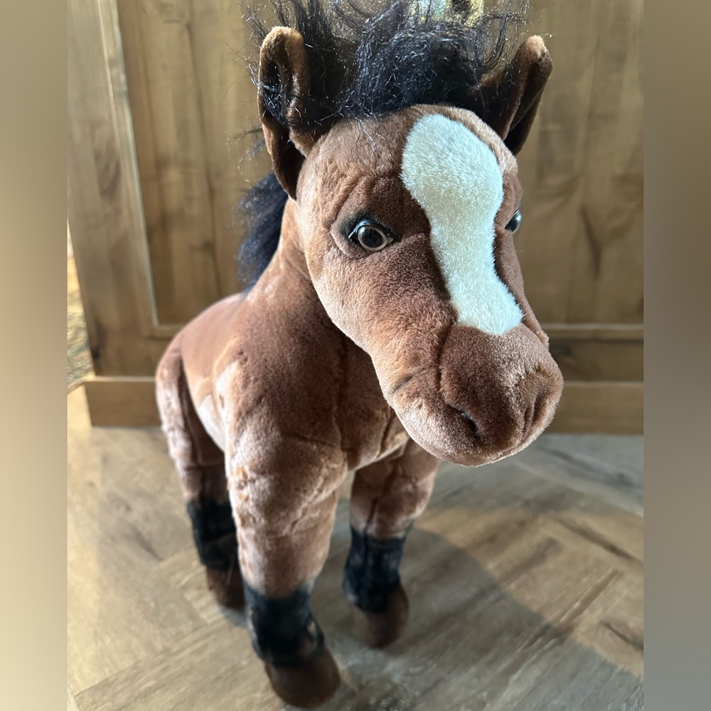 Brown Plush Horse Toy
